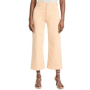 DL1961 Hepburn Wide Leg High-Rise Vintage Butterscotch 32 27